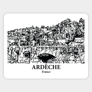 Ardèche - France Magnet